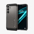 ACS07300 - Galaxy S24 Ultra Case Tough Armor in Black showing the back